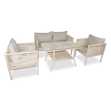 Set mobilier de gradina, Jumilla, Newyork 130, Maro deschis