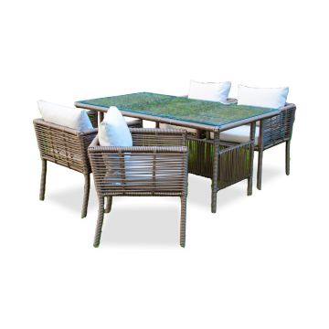 Set mobilier de gradina, Jumilla, Newyork 150, Maro inchis