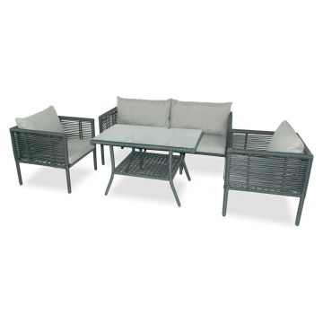 Set mobilier de gradina, Jumilla, Newyork 160, Gri