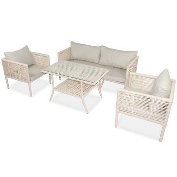 Set mobilier de gradina, Jumilla, Newyork 160, Maro deschis