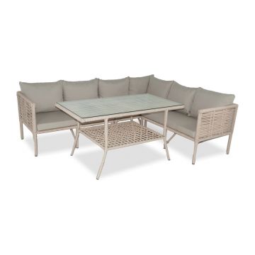 Set mobilier de gradina, Jumilla, Newyork 224, Maro deschis