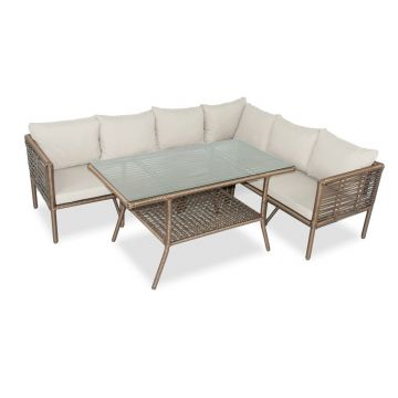 Set mobilier de gradina, Jumilla, Newyork 224, Maro inchis