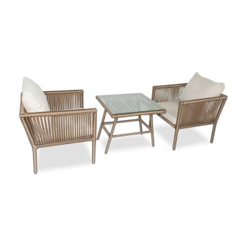 Set mobilier de gradina, Jumilla, Shangai 2, Maro inchis