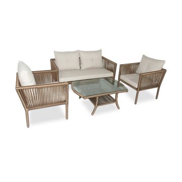 Set mobilier de gradina, Jumilla, Shangai 38, Maro inchis