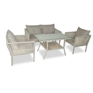 Set mobilier de gradina, Jumilla, Shangai 62, Crem