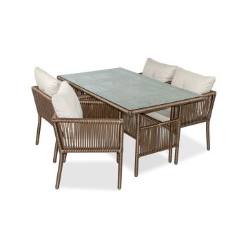 Set mobilier de gradina, Jumilla, Shangai 7, Maro inchis