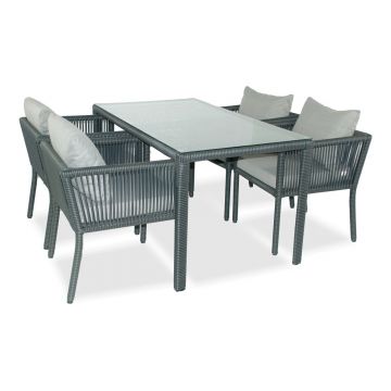 Set mobilier de gradina, Jumilla, Vera 140, Gri