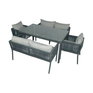 Set mobilier de gradina, Jumilla, Vera 2, Gri