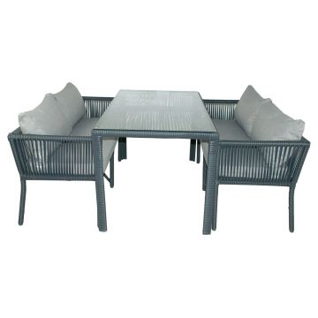 Set mobilier de gradina, Jumilla, Vera 4, Gri