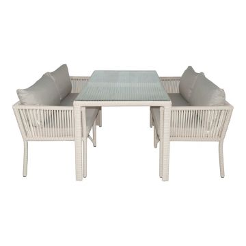 Set mobilier de gradina, Jumilla, Vera 4, Maro deschis