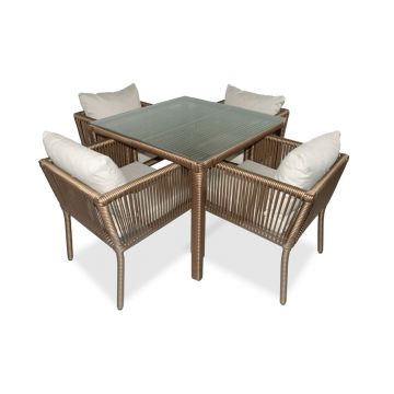 Set mobilier de gradina, Jumilla, Vera 90, Maro inchis