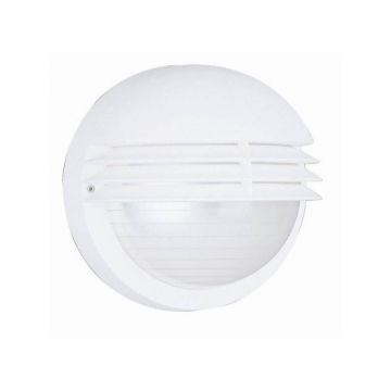 Aplica exterior Philips Massive Boston, E27, 1x 60W, IP44, alb