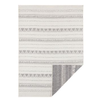 Covor adecvat pentru exterior NORTHRUGS Bahamas, 200 x 290 cm, gri-crem