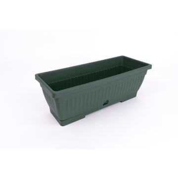 Jardiniera dreptunghiulara Harplast Verbena, plastic, verde, 13 l, 60 cm