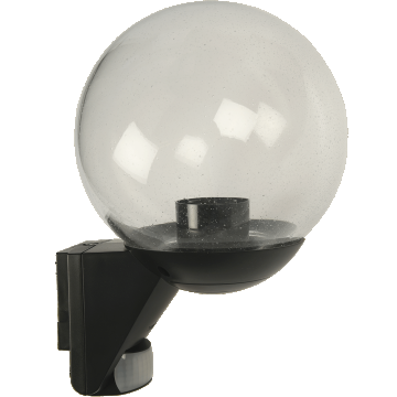 Lampa pentru exterior Steinel L585 S, senzor infrarosu cu detectie 12 m, bec E27, alba