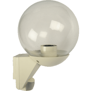 Lampa pentru exterior Steinel L585 S, senzor infrarosu cu detectie 12 m, bec E27, neagra