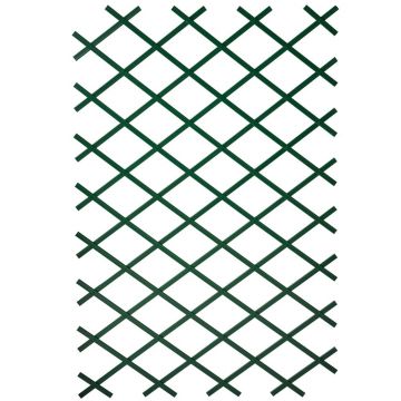 Nature Gard de grădină tip Trellis 100 x 200 cm PVC verde 6040704