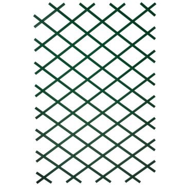 Nature Gard de grădină tip Trellis 100 x 200 cm PVC verde 6040704