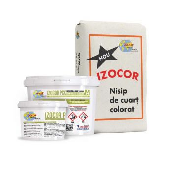 Pardoseala epoxidica cu cuart colorat IZOCOR PCC