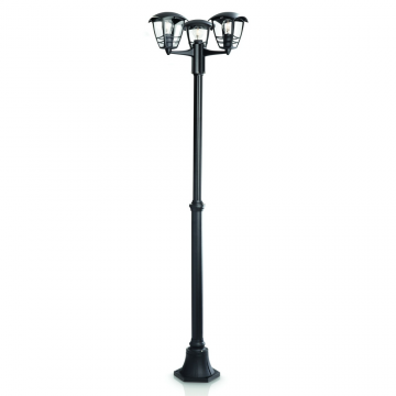 Stalp de iluminat ornamental Philips, exterior, MyGarden - CREEK, 3xE27, IP44, max 60W