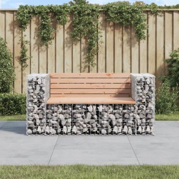 vidaXL Bancă de grădină, 143x71x65,5 cm, lemn masiv Douglas