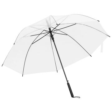 vidaXL Umbrelă, transparent, 107 cm