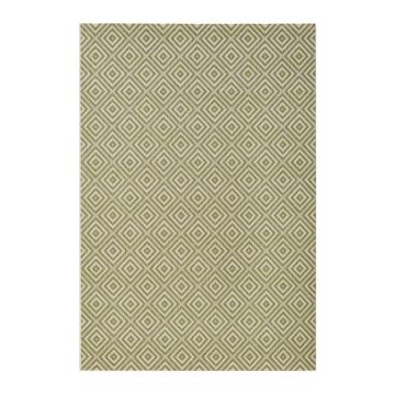 Covor de exterior NORTHRUGS Karo, 140 x 200 cm, verde