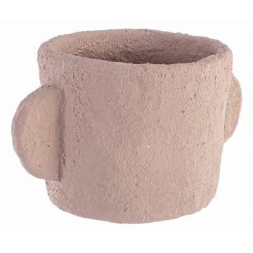 Ghiveci din ciment, Ercolano 2H Rose, L21xl15xH12,5 cm