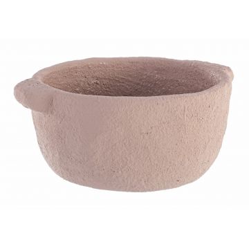 Ghiveci din ciment, Ercolano Bowl Rose, L25xl20,7xH9,5 cm