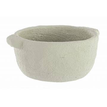 Ghiveci din ciment, Ercolano Bowl Verde Mint, L25xl20,7xH9,5 cm