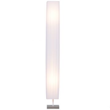 Homcom Lampa de Sol cu Veioza in Tesatura, Alb