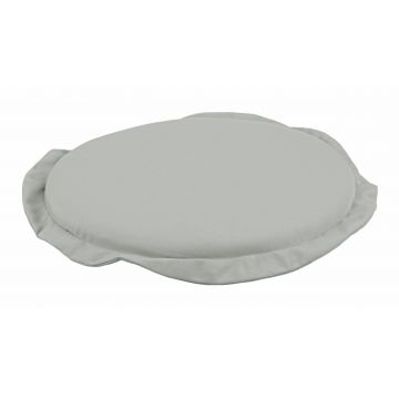 Perna de sezut decorativa cu husa detasabila, Havana Poly180 Gri, Ø42xH3 cm