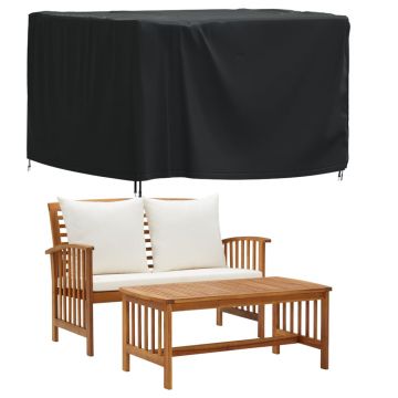 vidaXL Husă mobilier de grădină negru 135x135x90 cm impermeabilă 420D