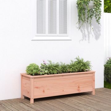 vidaXL Strat înălțat de grădină, 119,5x40x39 cm, lemn masiv Douglas
