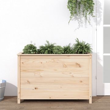 vidaXL Strat înălțat de grădină, 119,5x40x78 cm, lemn masiv de pin