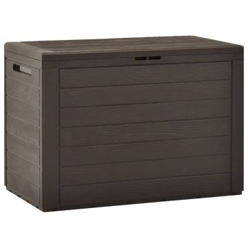 Ladă de depozitare pentru grădină maro 78 x 44 x 55 cm