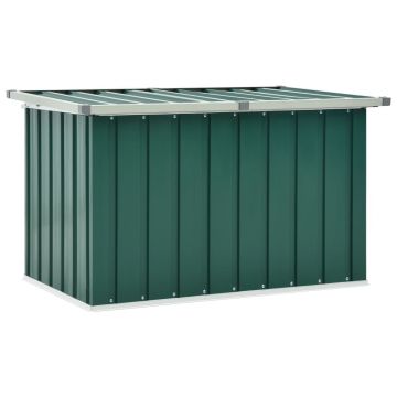 Ladă de depozitare pentru grădină verde 109 x 67 x 65 cm