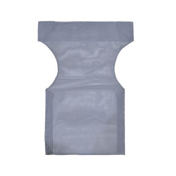 Panza perforata Pakoworld pentru scaune tip director gri