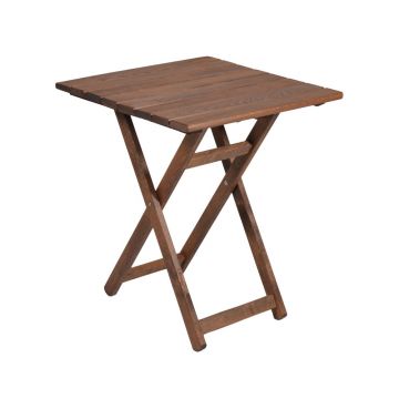 Set de gradina Pakoworld Retto lemn masiv de nuc 3 piese albastru