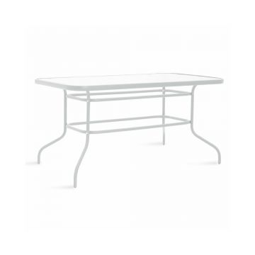 Set de gradina Pakoworld Valor-Obbi 5 piese metal alb