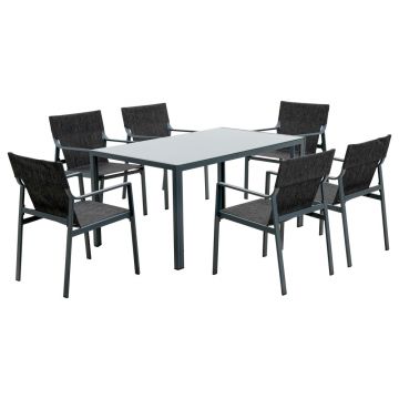 Set mobilier de gradina Mirpol Osman negru