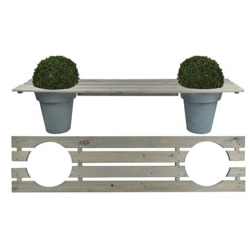 Esschert Design Banca de jardiniera