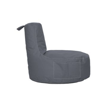 Fotoliu sac pentru grădină gri închis Eva – Floriane Garden