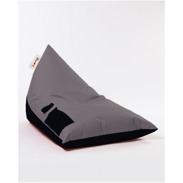 Fotoliu sac pentru grădină gri închis Piramit Double – Floriane Garden