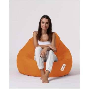 Fotoliu sac pentru grădină portocaliu Premium XXL – Floriane Garden