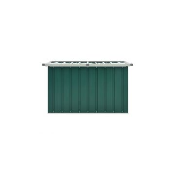Lada de depozitare pentru gradina, verde, 109 x 67 x 65 cm