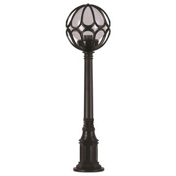 Lampadar de exterior, Avonni, 685AVN1105, Plastic ABS, Negru