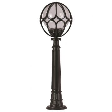 Lampadar de exterior, Avonni, 685AVN1108, Plastic ABS, Negru