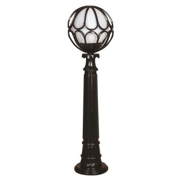 Lampadar de exterior, Avonni, 685AVN1127, Plastic ABS, Alb/Negru