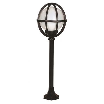 Lampadar de exterior, Avonni, 685AVN1132, Plastic ABS, Alb/Negru